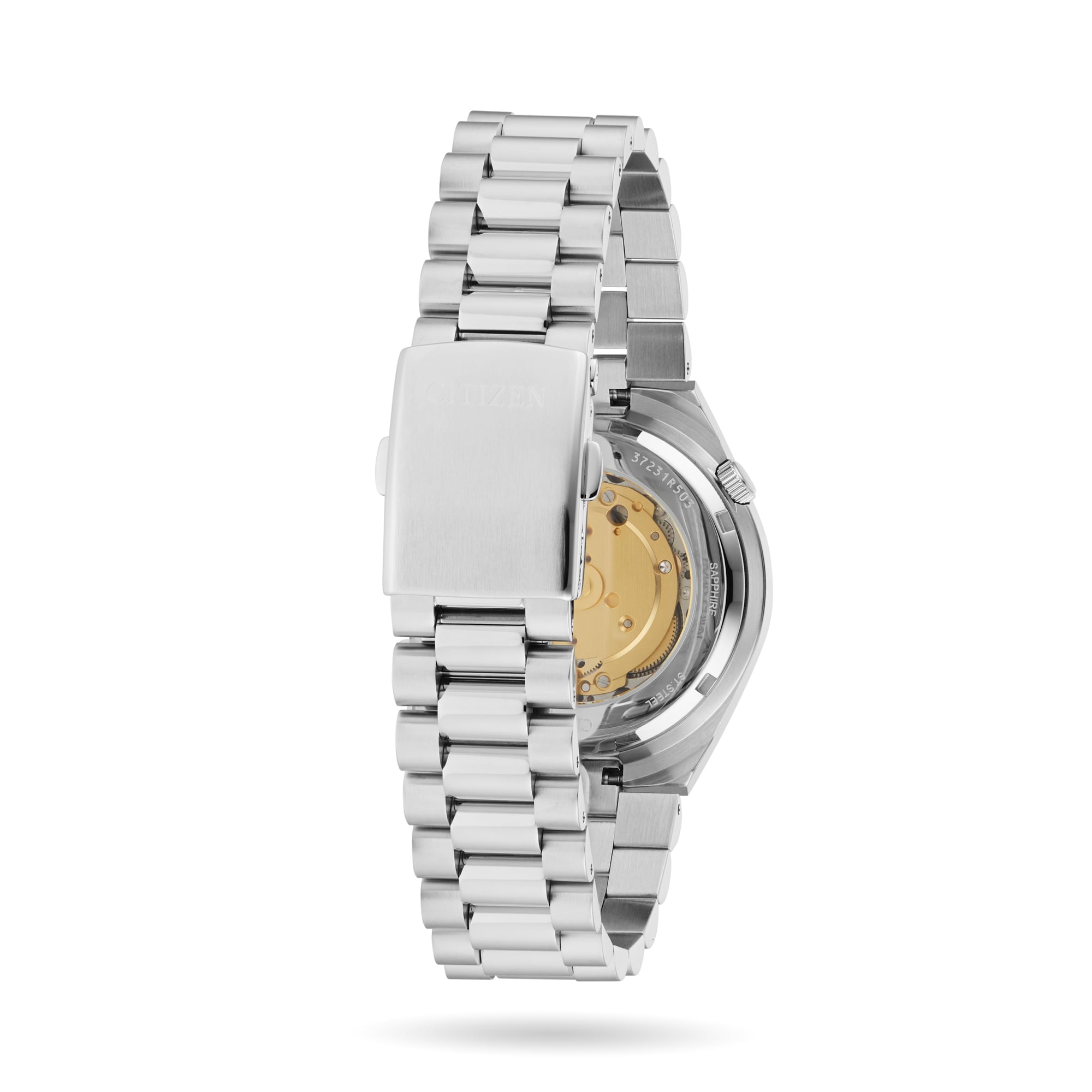  Shop Authentic Citizen Tsuyosa Automatic Black Dial Silver Steel Strap Watch For Men - NJ0150-56E - Luxxuri