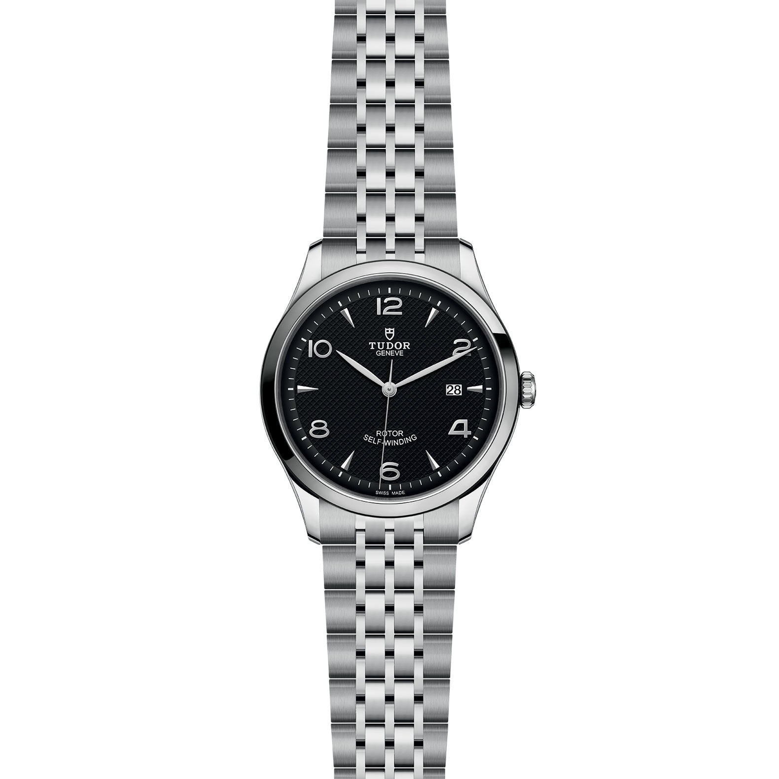  Shop Authentic Tudor 1926 Automatic Black Dial Silver Steel Strap Watch for Men - M91650-0002 - Luxxuri