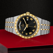  Shop Authentic Tudor Royal Automatic Black Dial Two Tone Steel Strap Watch for Men - M28603-0003 - Luxxuri