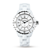  Shop Authentic Chanel J12 Ceramic White Dial White Steel Strap Watch for Women - J12 H0968 - Luxxuri