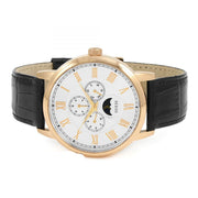  Shop Authentic Guess Delancy Quartz Silver Dial Black Leather Strap Watch For Men - W0870G2 - Luxxuri