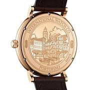  Shop Authentic IWC Portofino Automatic Grey Dial Brown Leather Strap Watch for Men - IW356511 - Luxxuri