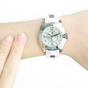  Shop Authentic Tommy Hilfiger K2 White Dial White Rubber Strap Watch for Women - 1781306 - Luxxuri