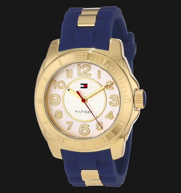  Shop Authentic Tommy Hilfiger White Dial Two Tone Steel Strap Watch for Women - 1781307 - Luxxuri