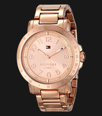  Shop Authentic Tommy Hilfiger Bella Rose Gold Dial Rose Gold Steel Strap Watch for Women - 1781396 - Luxxuri