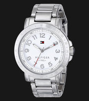  Shop Authentic Tommy Hilfiger White Dial Silver Steel Strap Watch for Women - 1781397 - Luxxuri