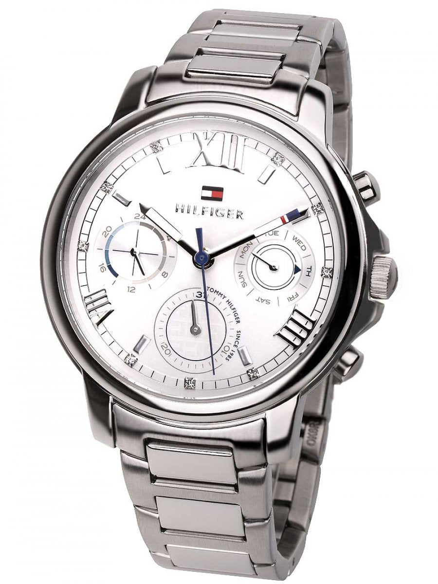  Shop Authentic Tommy Hilfiger Claudia Silver Dial Silver Steel Strap Watch for Women - 1781741 - Luxxuri