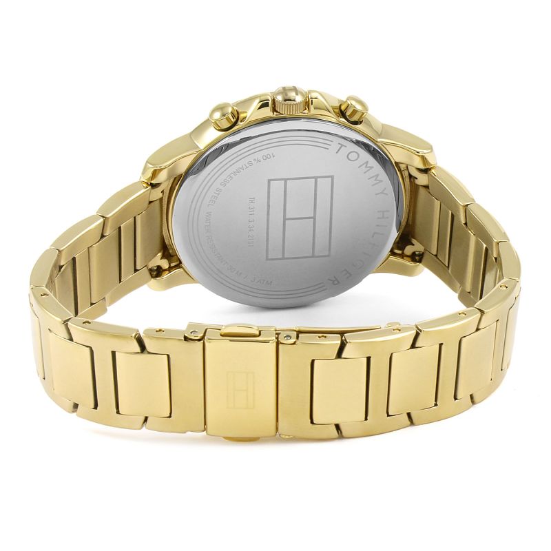  Shop Authentic Tommy Hilfiger Claudia White Dial Gold Steel Strap Watch for Women - 1781742 - Luxxuri