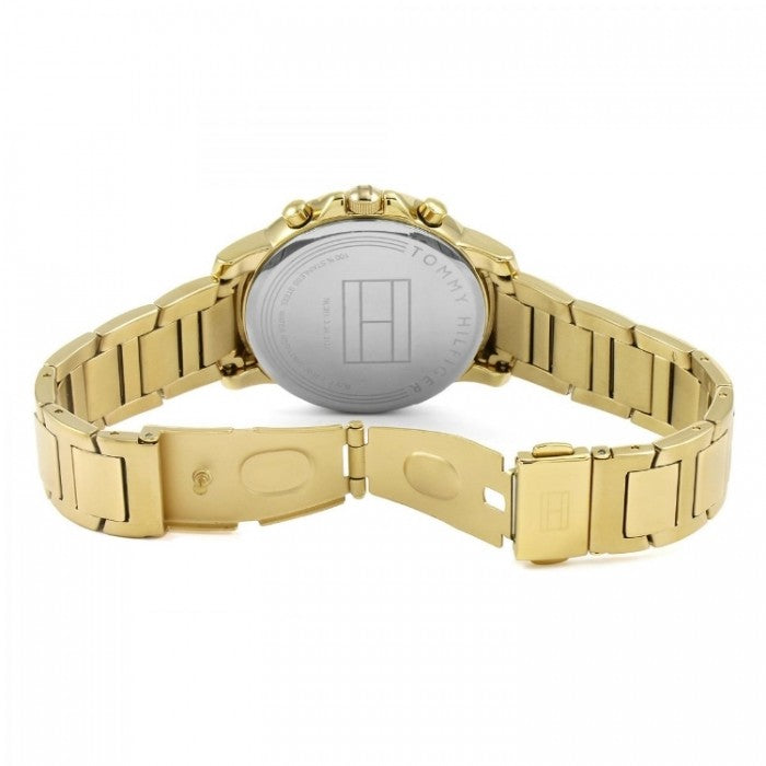 Shop Authentic Tommy Hilfiger Claudia White Dial Gold Steel Strap Watch for Women - 1781742 - Luxxuri