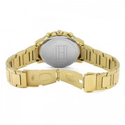  Shop Authentic Tommy Hilfiger Claudia White Dial Gold Steel Strap Watch for Women - 1781742 - Luxxuri