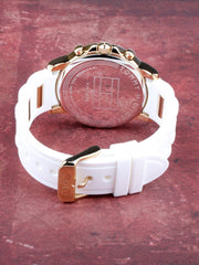  Shop Authentic Tommy Hilfiger Claudiia White Dial White Steel Strap Watch for Women - 1781745 - Luxxuri