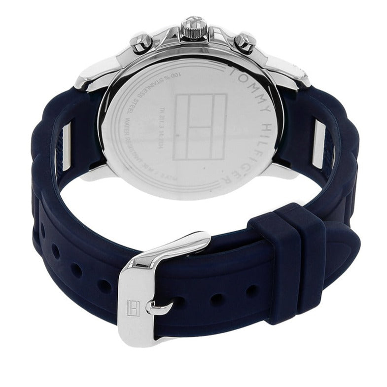  Shop Authentic Tommy Hilfiger Claudia White Dial Blue Steel Strap Watch for Women - 1781746 - Luxxuri