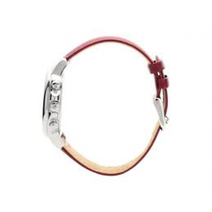  Shop Authentic Tommy Hilfiger Claudia White Dial Red Leather Strap Watch for Women - 1781816 - Luxxuri