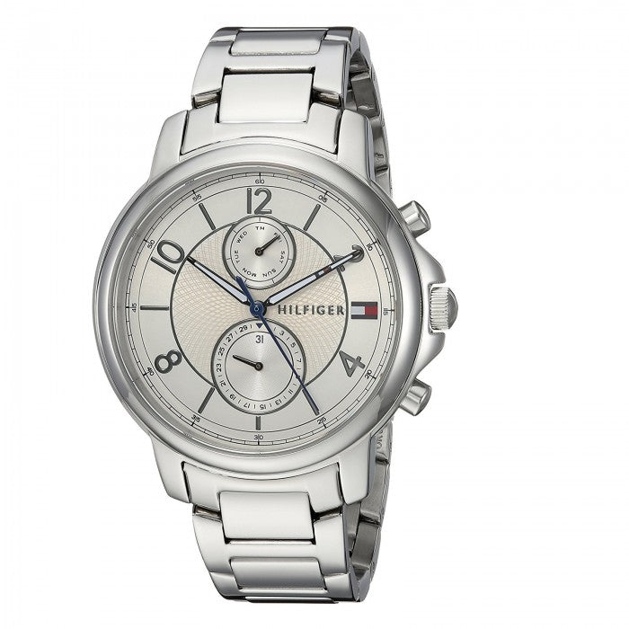  Shop Authentic Tommy Hilfiger Claudia White Dial Silver Steel Strap Watch for Women - 1781819 - Luxxuri