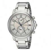  Shop Authentic Tommy Hilfiger Claudia White Dial Silver Steel Strap Watch for Women - 1781819 - Luxxuri