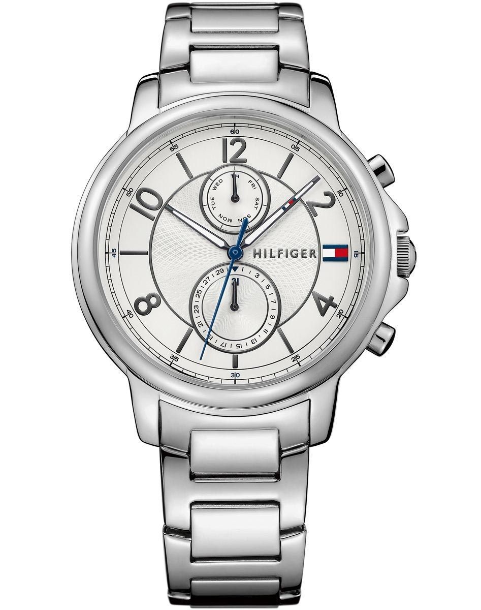  Shop Authentic Tommy Hilfiger Claudia White Dial Silver Steel Strap Watch for Women - 1781819 - Luxxuri