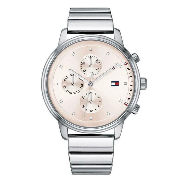  Shop Authentic Tommy Hilfiger Blake Pink Dial Silver Steel Strap Watch for Women - 1781904 - Luxxuri