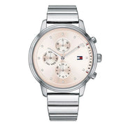  Shop Authentic Tommy Hilfiger Blake Pink Dial Silver Steel Strap Watch for Women - 1781904 - Luxxuri