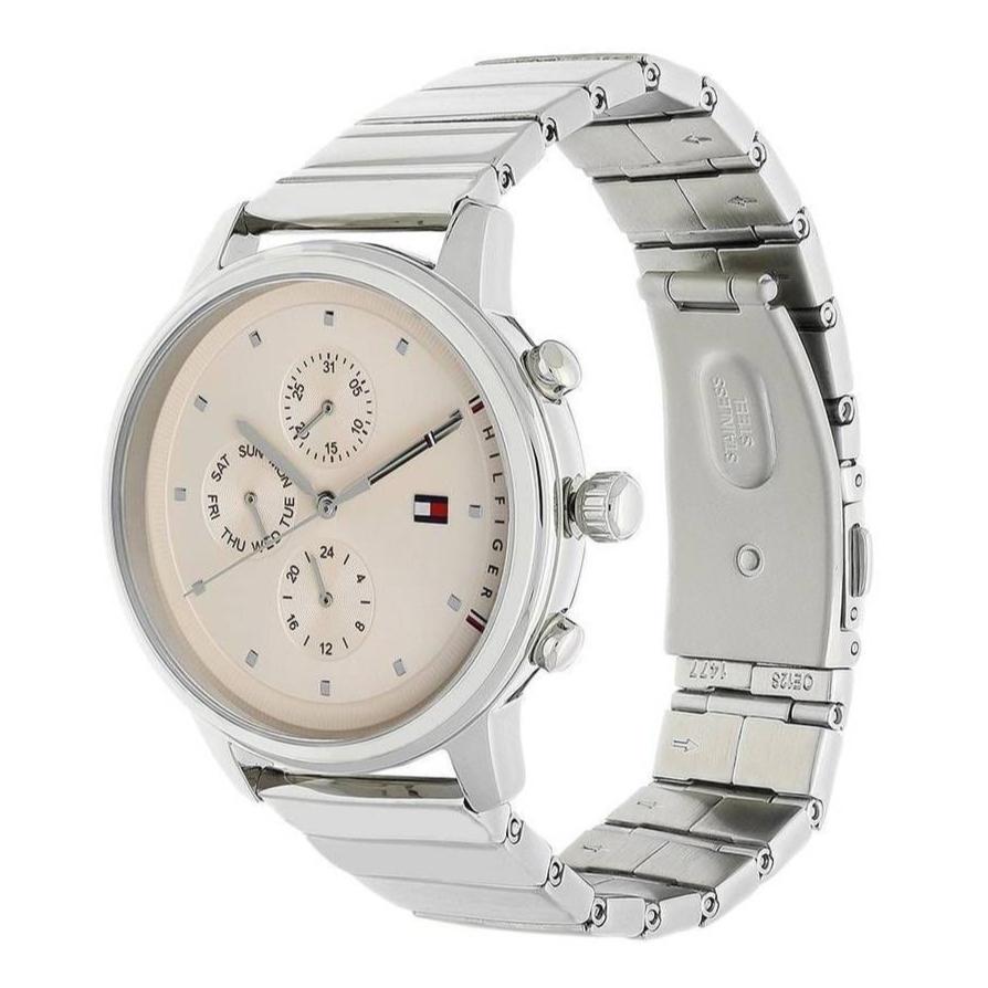  Shop Authentic Tommy Hilfiger Blake Pink Dial Silver Steel Strap Watch for Women - 1781904 - Luxxuri