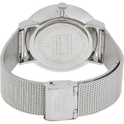  Shop Authentic Tommy Hilfiger Jenna Quartz Silver Dial Silver Mesh Bracelet Watch For Women - 1781942 - Luxxuri