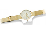  Shop Authentic Tommy Hilfiger Jenna Quartz White Dial Gold Mesh Bracelet Watch For Women - 1781943 - Luxxuri