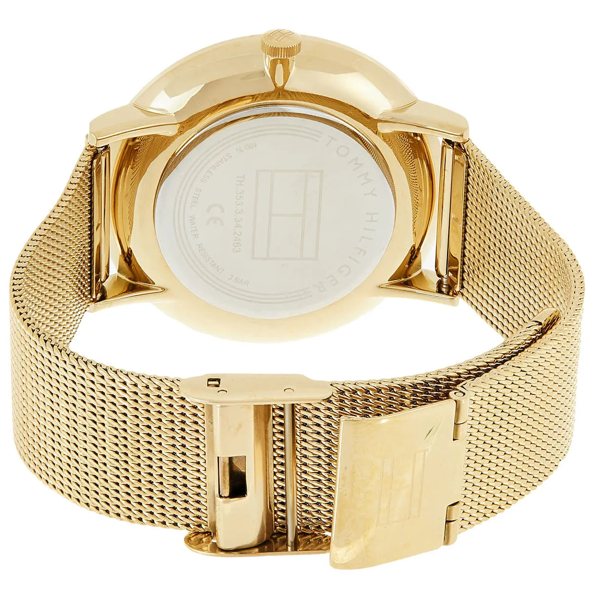  Shop Authentic Tommy Hilfiger Jenna Quartz White Dial Gold Mesh Bracelet Watch For Women - 1781943 - Luxxuri