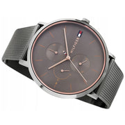  Shop Authentic Tommy Hilfiger Jenna Multifunction Grey Dial Grey Mesh Bracelet Watch For Women - 1781945 - Luxxuri