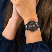  Shop Authentic Tommy Hilfiger Jenna Multifunction Grey Dial Grey Mesh Bracelet Watch For Women - 1781945 - Luxxuri