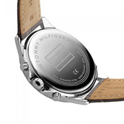  Shop Authentic Tommy Hilfiger Ari Diamonds White Dial Grey Leather Strap Watch for Women - 1781980 - Luxxuri