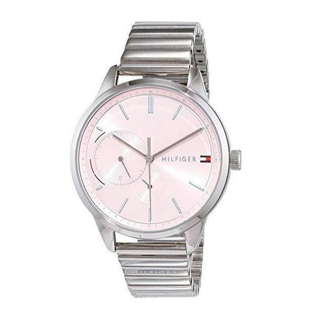  Shop Authentic Tommy Hilfiger Brooke Pink Dial Silver Steel Strap Watch for Women - 1782020 - Luxxuri