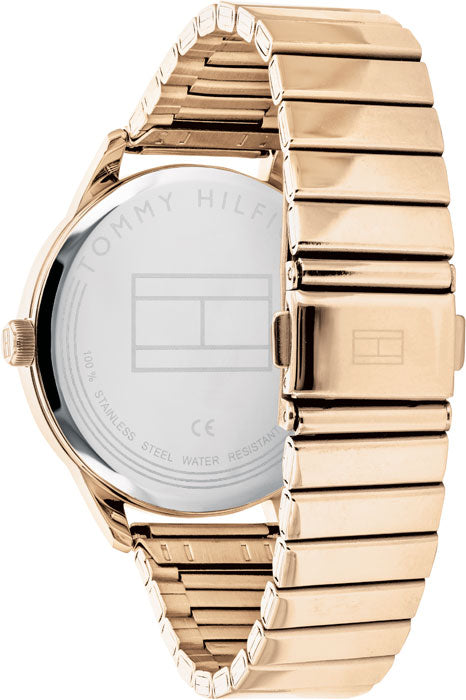  Shop Authentic Tommy Hilfiger Brooke Silver Dial Rose Gold Steel Strap Watch for Women - 1782021 - Luxxuri