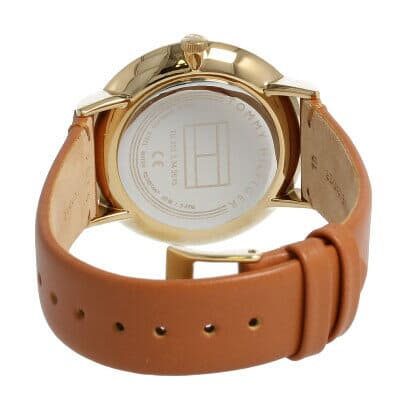  Shop Authentic Tommy Hilfiger Jenna Quartz White Dial Brown Leather Strap Watch for Women - 1782073 - Luxxuri