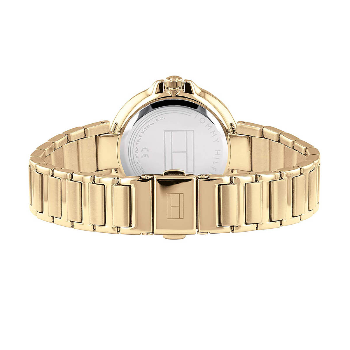  Shop Authentic Tommy Hilfiger Angela White Dial Gold Steel Strap Watch for Women - 1782128 - Luxxuri