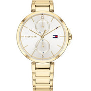  Shop Authentic Tommy Hilfiger Angela White Dial Gold Steel Strap Watch for Women - 1782128 - Luxxuri