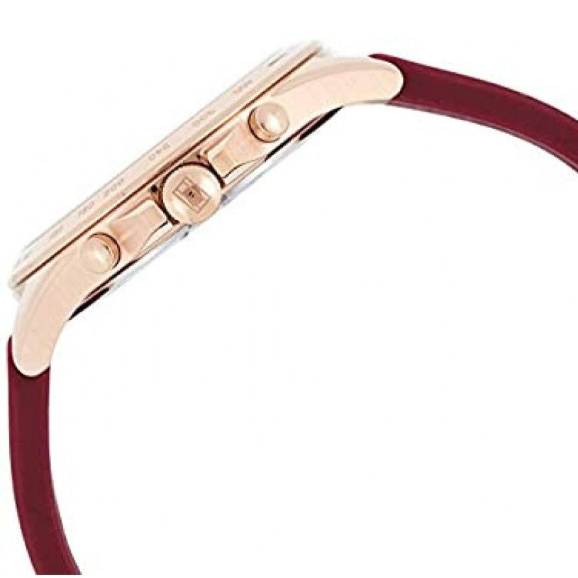  Shop Authentic Tommy Hilfiger Haven Quartz White Dial Red Rubber Strap Watch For Women - 1782200 - Luxxuri