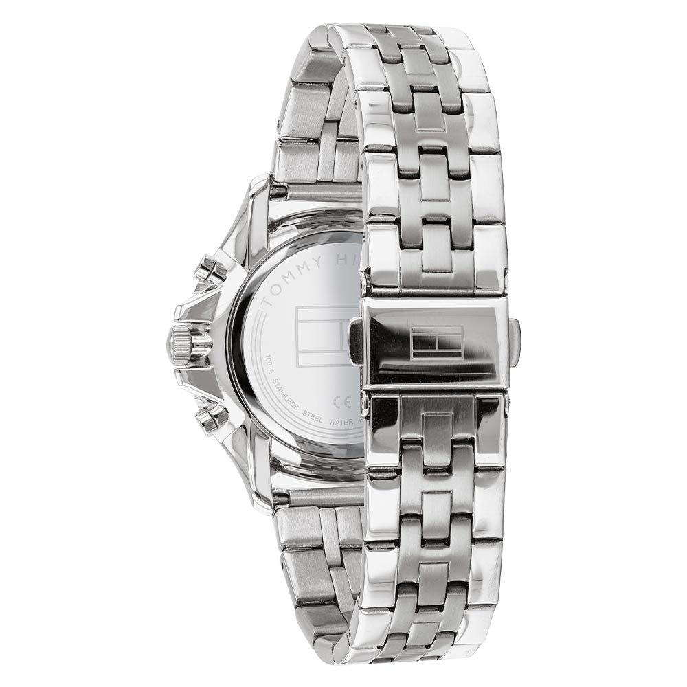  Shop Authentic Tommy Hilfiger Harper Chronograph White Dial Silver Steel Strap Watch For Women - 1782222 - Luxxuri