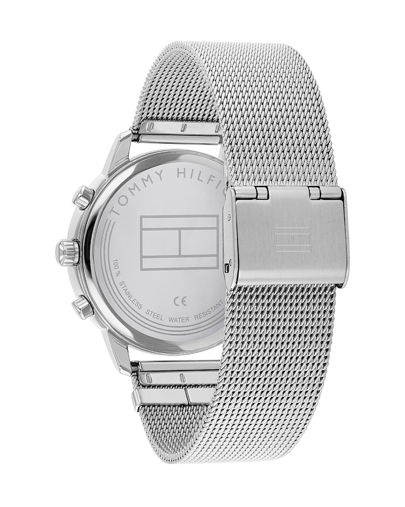  Shop Authentic Tommy Hilfiger Blake Diamonds Silver Dial Silver Mesh Bracelet Watch for Women - 1782301 - Luxxuri