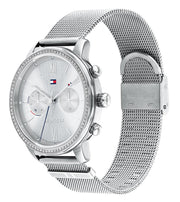  Shop Authentic Tommy Hilfiger Blake Diamonds Silver Dial Silver Mesh Bracelet Watch for Women - 1782301 - Luxxuri