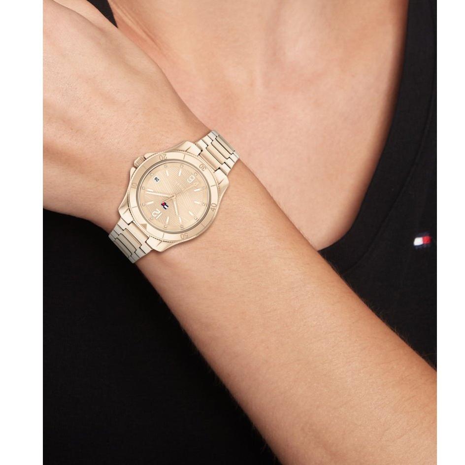  Shop Authentic Tommy Hilfiger Bella Rose Gold Dial Rose Gold Steel Strap Watch for Women - 1781396 - Luxxuri