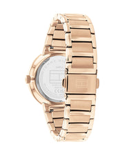  Shop Authentic Tommy Hilfiger Joy Chronograph Gold Dial Gold Steel Strap Watch For Women - 1782533 - Luxxuri