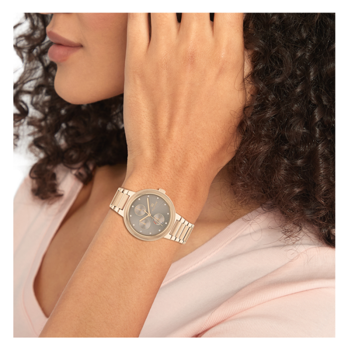  Shop Authentic Tommy Hilfiger Joy Chronograph Gold Dial Gold Steel Strap Watch For Women - 1782533 - Luxxuri