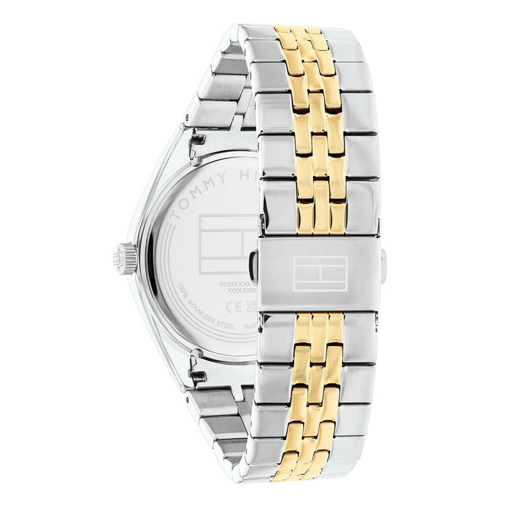  Shop Authentic Tommy Hilfiger Monica Chronograph Black Dial Two Tone Steel Strap Watch For Women - 1782591 - Luxxuri