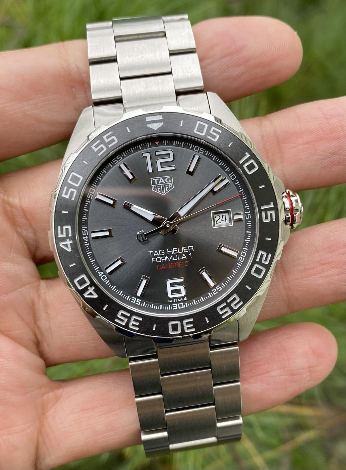 Shop Authentic Tag Heuer Formula 1 Anthracite Dial Watch for Men - WAZ2011.BA0842 - Luxxuri