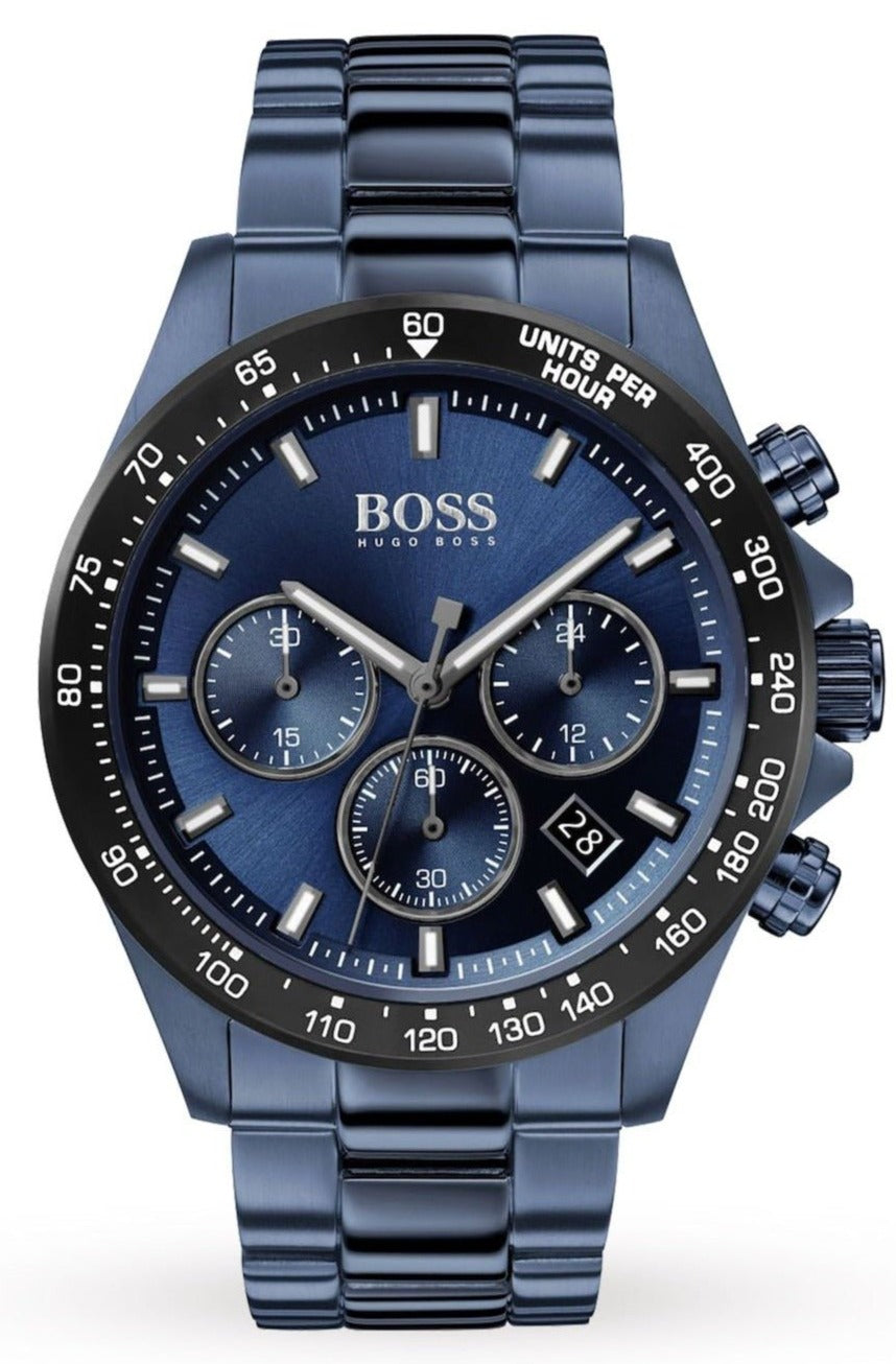  Shop Authentic Hugo Boss Hero Sport Lux Blue Dial Blue Steel Strap Watch for Men - 1513758 - Luxxuri