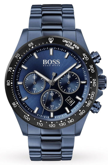  Shop Authentic Hugo Boss Hero Sport Lux Blue Dial Blue Steel Strap Watch for Men - 1513758 - Luxxuri