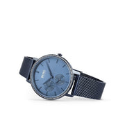  Shop Authentic Hugo Boss Infinity Blue Dial Blue Mesh Bracelet Watch for Women - 1502518 - Luxxuri