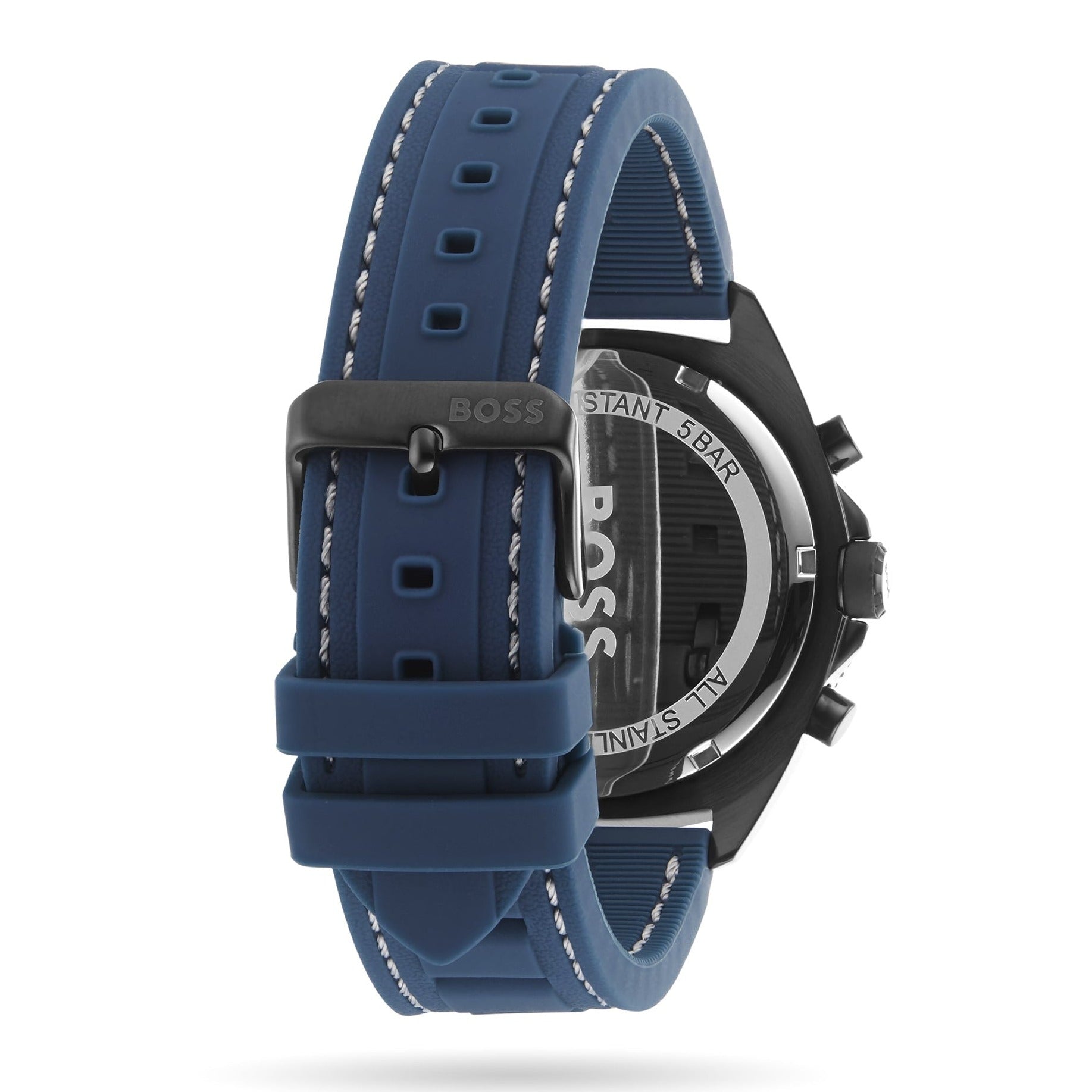  Shop Authentic Hugo Boss Energy Chronograph Grey Dial Green Rubber Strap Watch For Men - 1513972 - Luxxuri