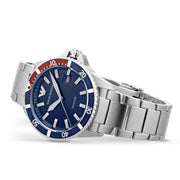  Shop Authentic Emporio Armani Diver Quartz Blue Dial Silver Steel Strap Watch For Men - AR11339 - Luxxuri