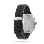  Shop Authentic Emporio Armani Claudio Chronograph Silver Dial Black Leather Strap Watch For Men - AR11498 - Luxxuri