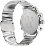  Shop Authentic Tommy Hilfiger Harrison Quartz Grey Dial Silver Mesh Bracelet Watch for Men - 1790877 - Luxxuri